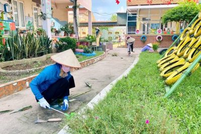 HƯỞNG ỨNG PHONG TRÀO “NGÀY CHỦ NHẬT SÁNG – XANH – SẠCH – ĐẸP”