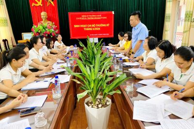 SINH HOẠT CHI BỘ THƯỜNG KỲ THÁNG 5/2026