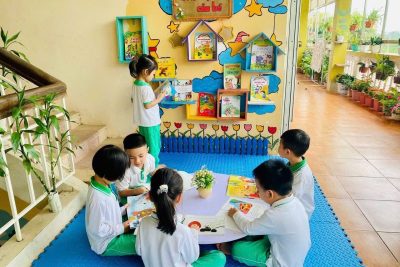 “Gieo mầm tri thức từ những trang sách nhỏ” Các con yêu với ngày hội đọc sách
